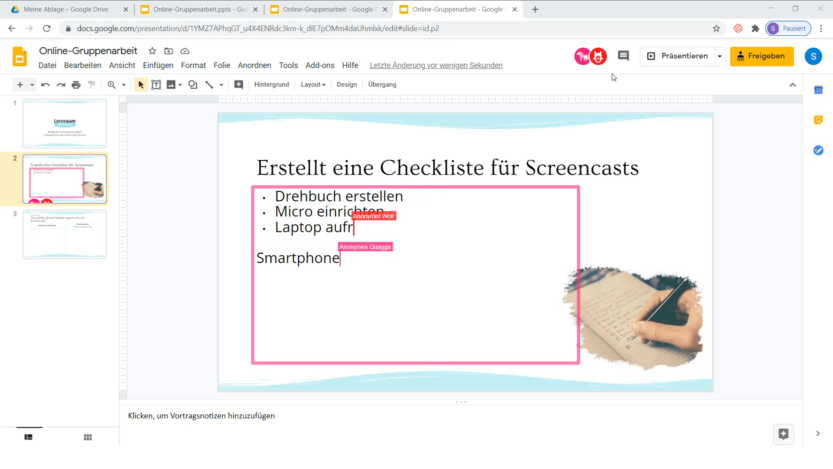 Tutorial Gruppenarbeit mit Google Drive