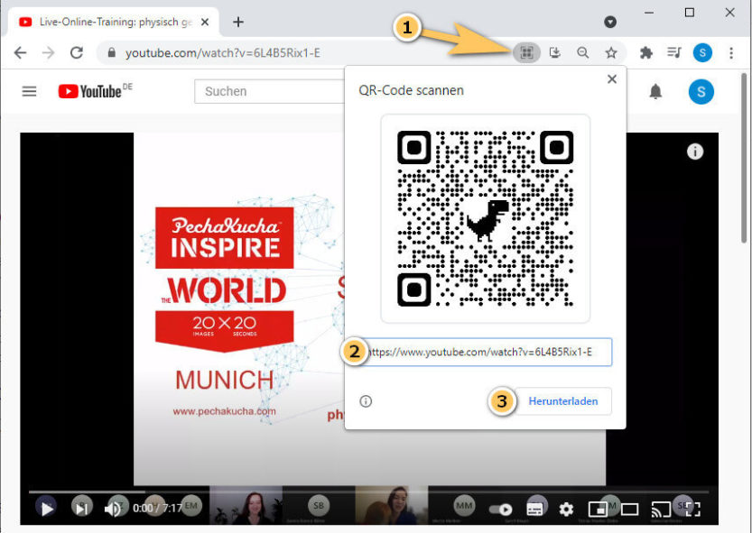 QR Code erstellen mit Google Chrome