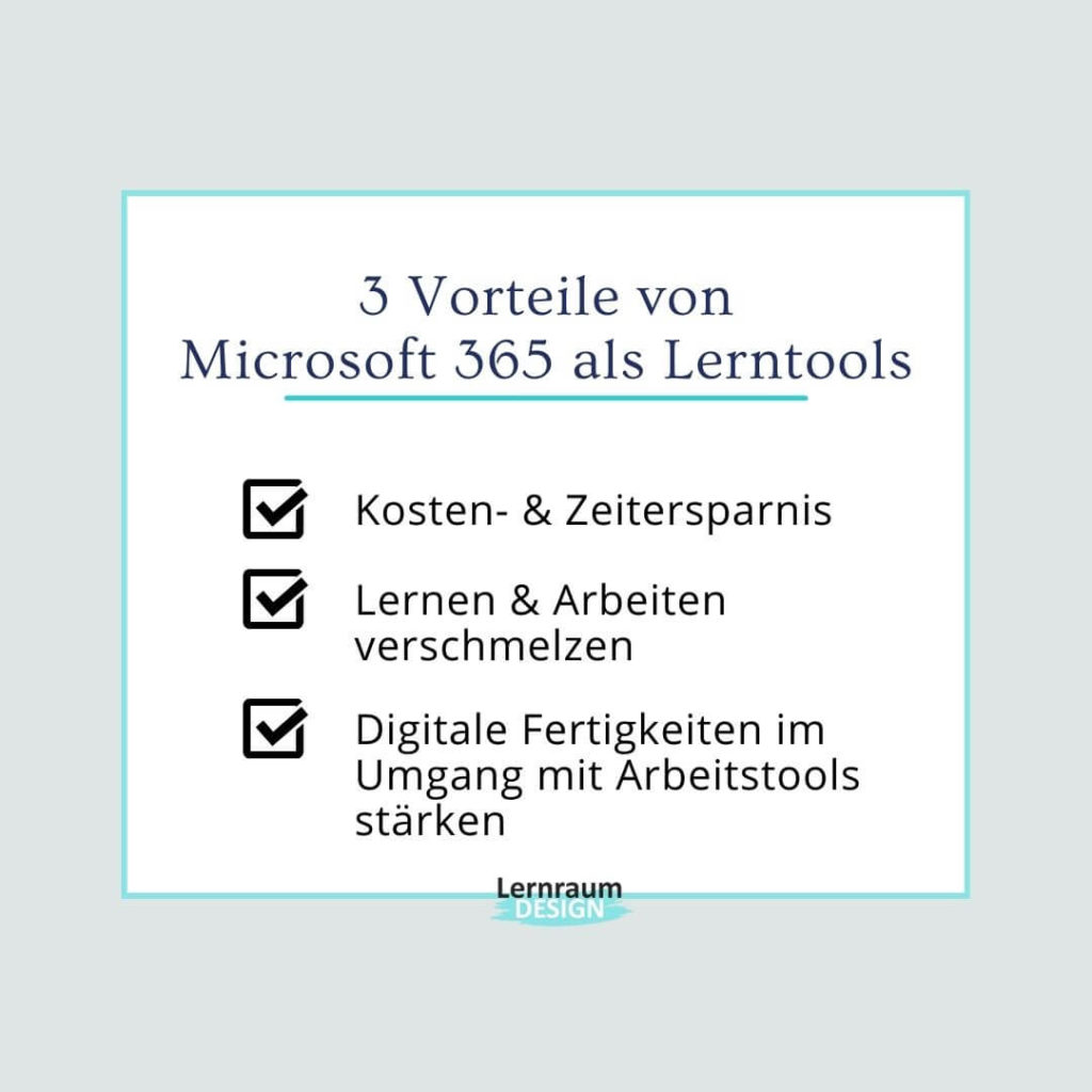 3 Vorteile von MS 365 als Lerntools