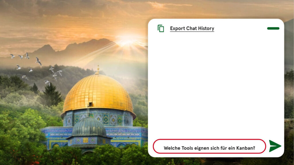 Screenshot: N R Z Malik integriert Chatbot in Articulate Storyline.